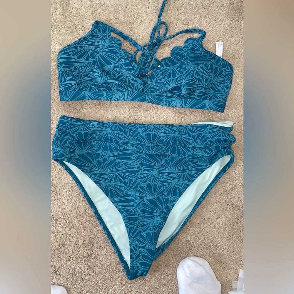 Cupshe XL HIGH WAISTED BIKINI
